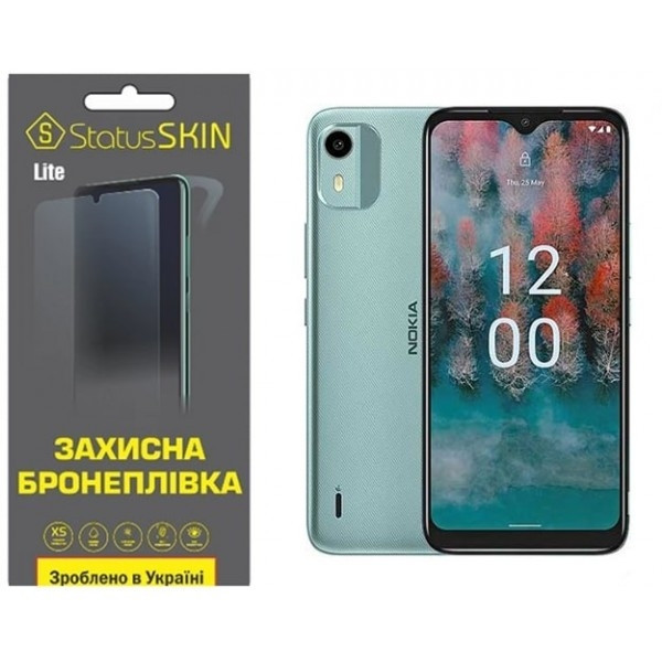 Поліуретанова плівка StatusSKIN Lite на екран Nokia C12 Матова (Код товару:26951) Харків - зображення 1