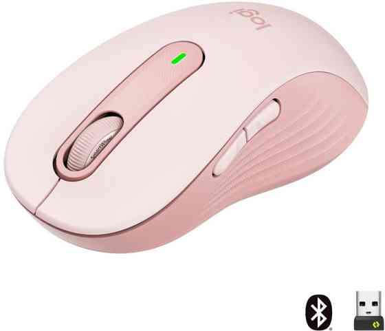 Мышь компьютерная безпроводная Logitech Signature M650 L Wireless Mouse Rose L910-006237 розовая Киев