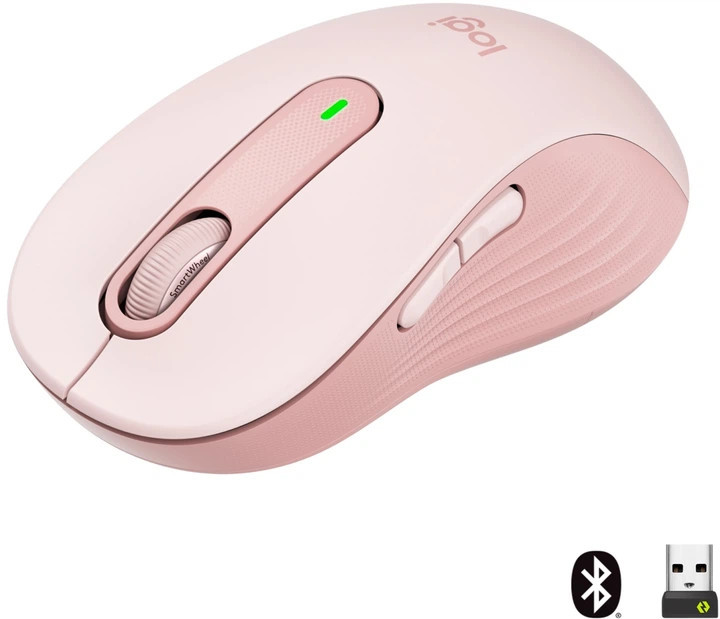 Мышь компьютерная безпроводная Logitech Signature M650 L Wireless Mouse Rose L910-006237 розовая Киев - изображение 2