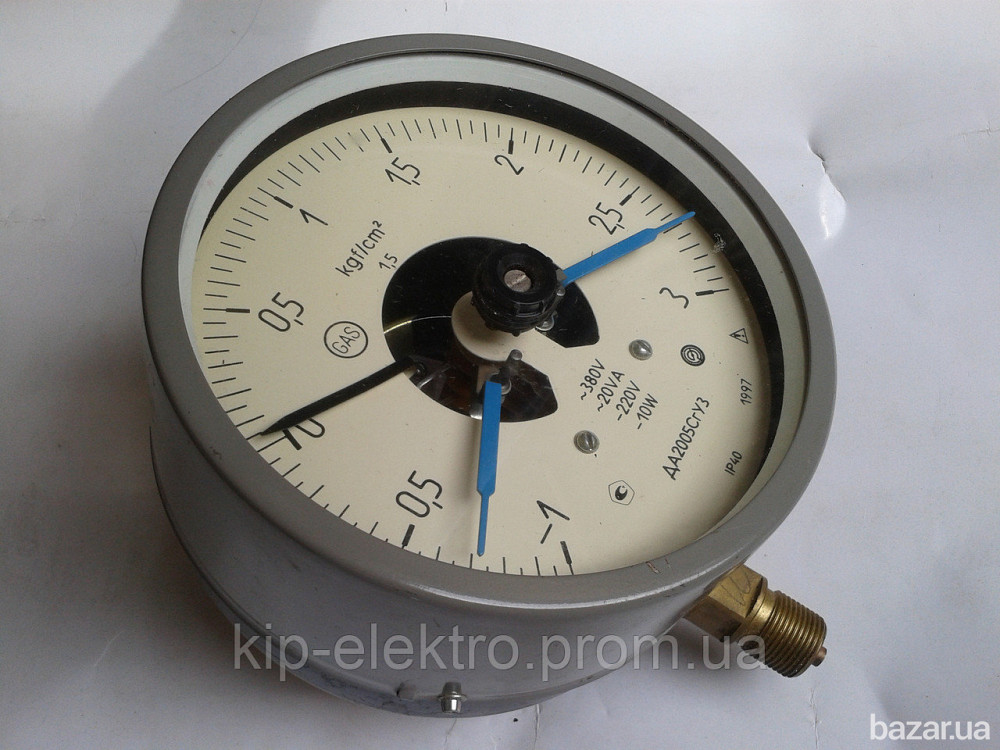 Мановакуумметр электроконтактный  ДА2005Сг (ДА-2005Сг, ДА 2005Сг, ДА2005-Сг) Київ - зображення 1
