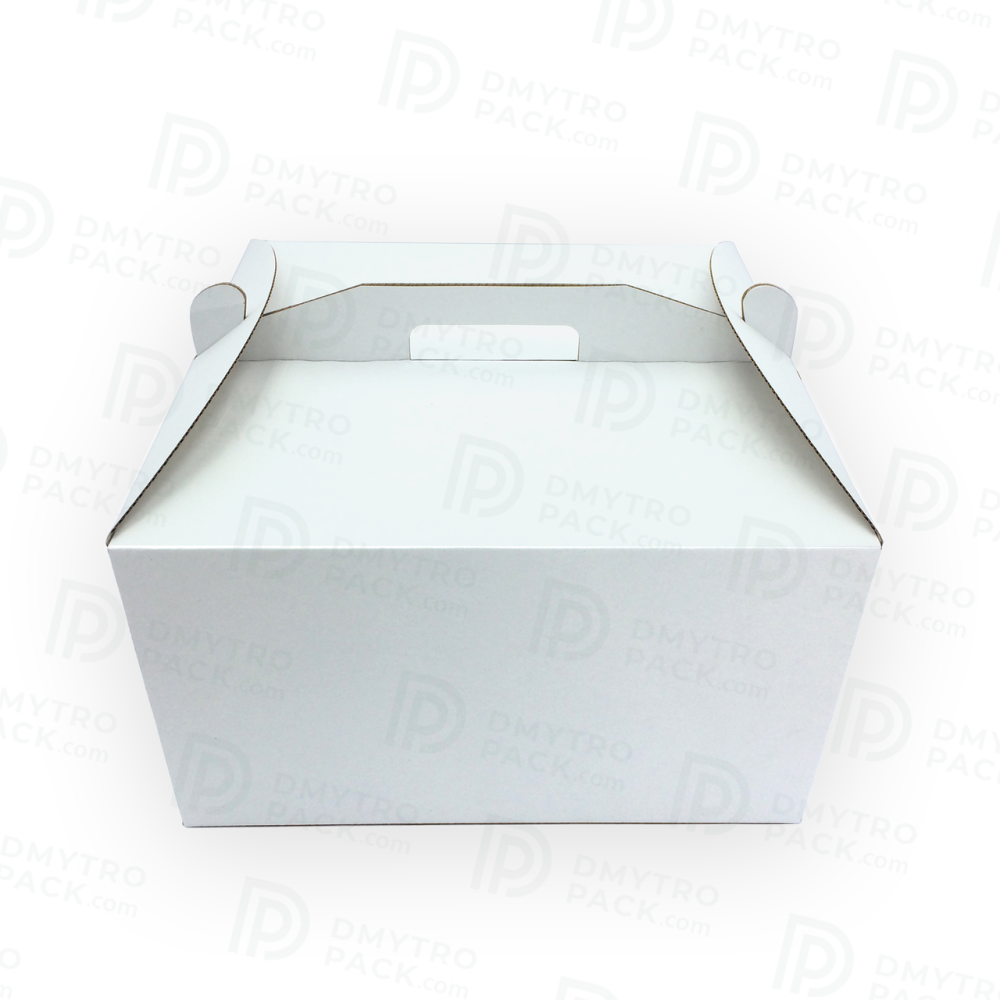 Коробка для торта 250х250х200 мм картонная белая Херсон - изображение 12
