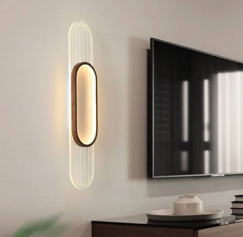 Люстра стельова LED WSG6-600-LED-k Коричневий 5х12х60 см. Киев - изображение 1