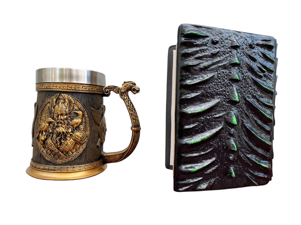 Подарочный набор Кружка 3 Скандинавские Бога и Блокнот 3 «Око Лесного Дракона» Киев - изображение 2