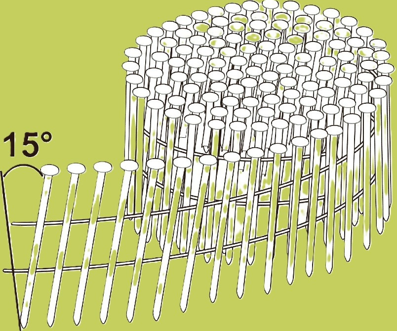Гвозди барабанные ершёные 3,1×90 мм с покрытием M-Fusion (15°) 2400шт Днепр - изображение 4