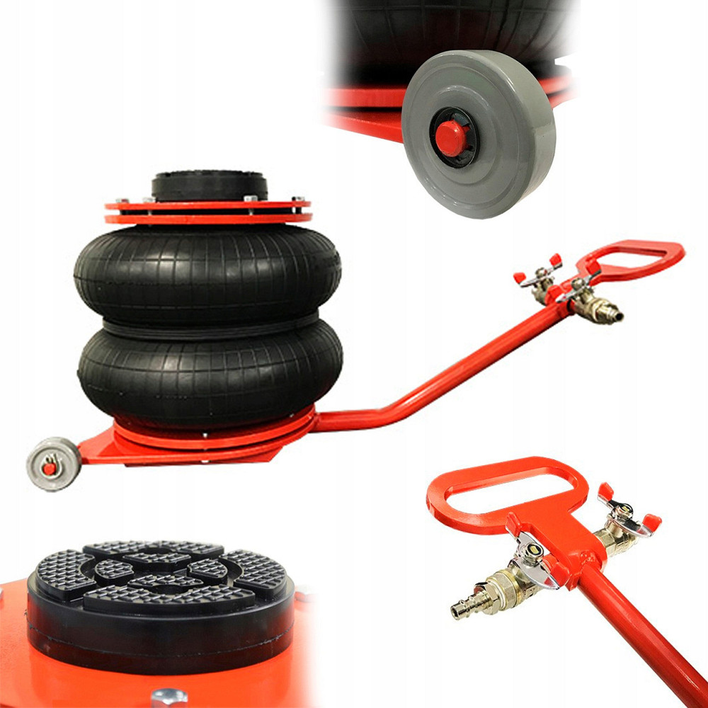 Пневматический домкрат 2,8т короткая ручка AIRKRAFT DPA-2RK Харьков - изображение 2