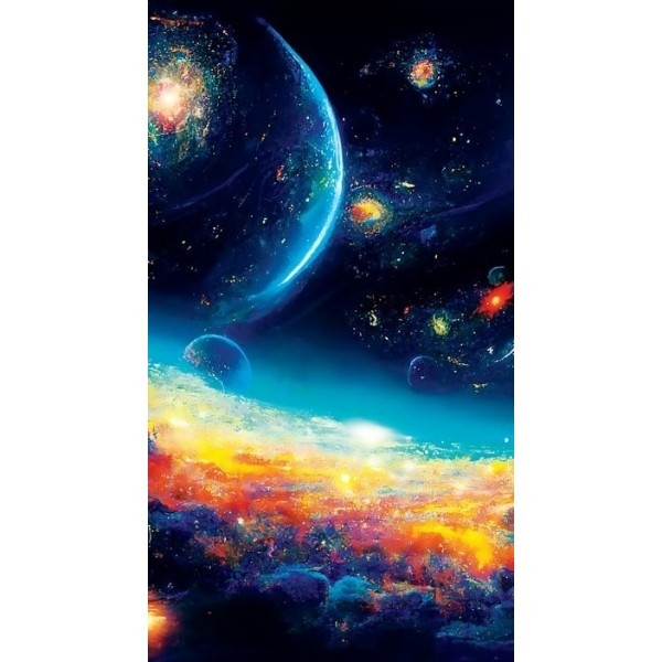 Garry Plotter Захисна вінілова плівка GP Texture Armor на корпус телефону (Космічний простір) (Код т Харків - зображення 2