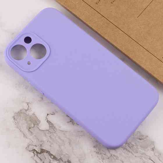 Чехол Silicone Case Full Camera Protective (AA) NO LOGO для Apple iPhone 14 (6.1") Херсон