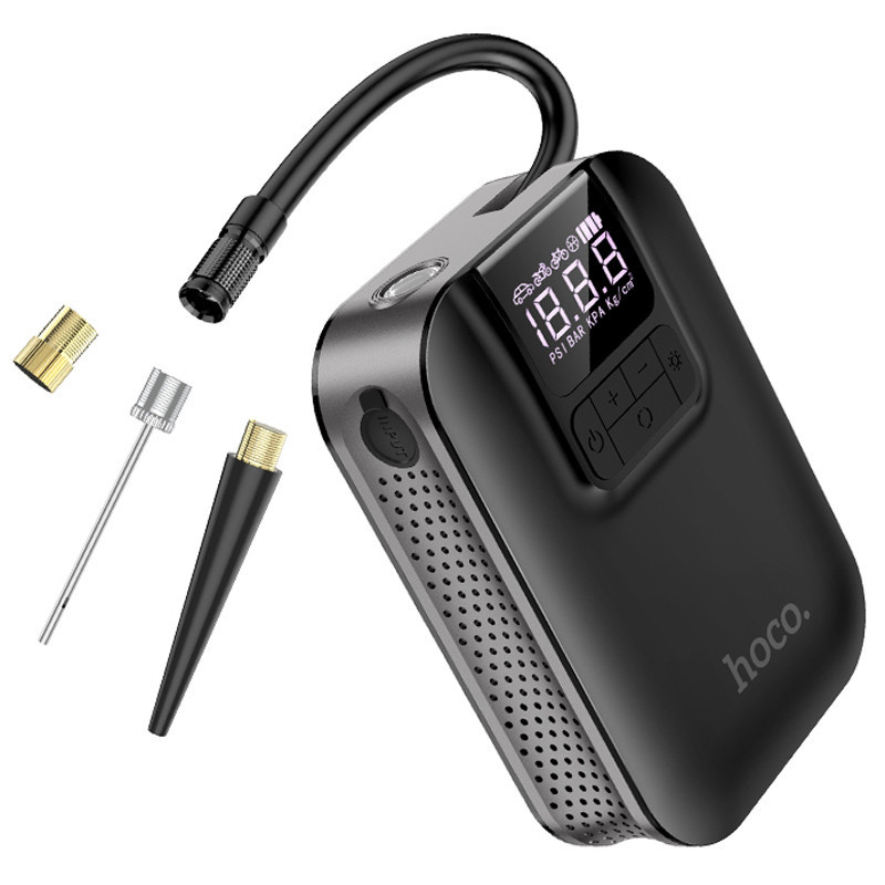 Автомобильный насос Hoco S53 Breeze portable portable smart air pump Херсон - изображение 6