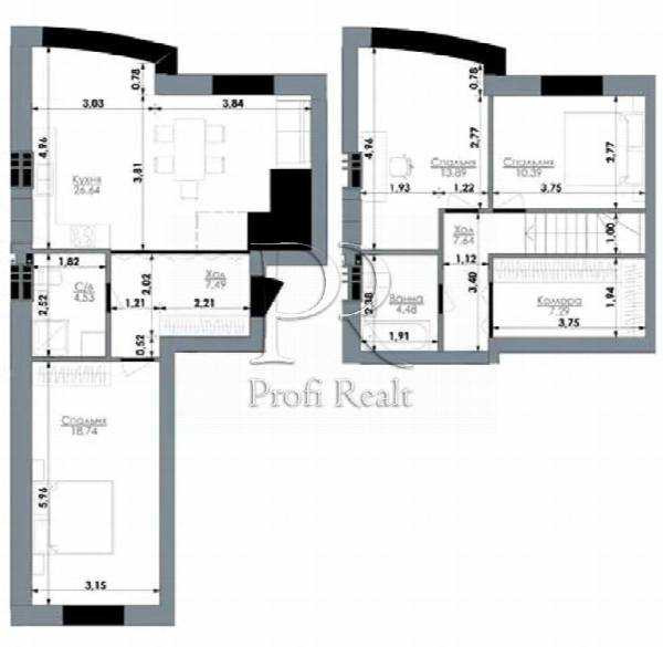 продажа 3-к квартира Киево-Святошинский, Крюковщина, 54999 $  - изображение 9
