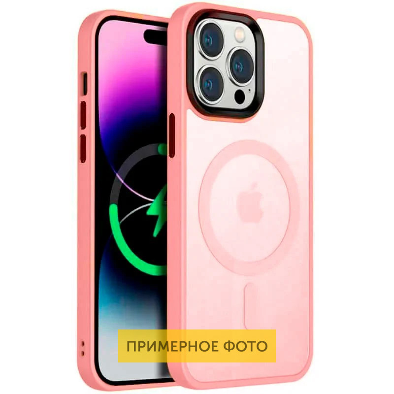 TPU+PC чехол Metal Buttons with MagSafe Colorful для Apple iPhone 16 Plus (6.7") Херсон - изображение 1