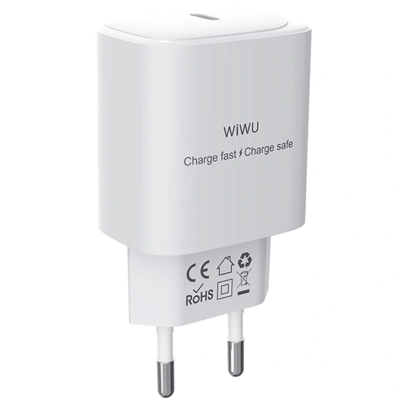 СЗУ WIWU G008 Essen PD30W GaN (1USB-C) + кабель Type-C to Type-C Херсон - изображение 4