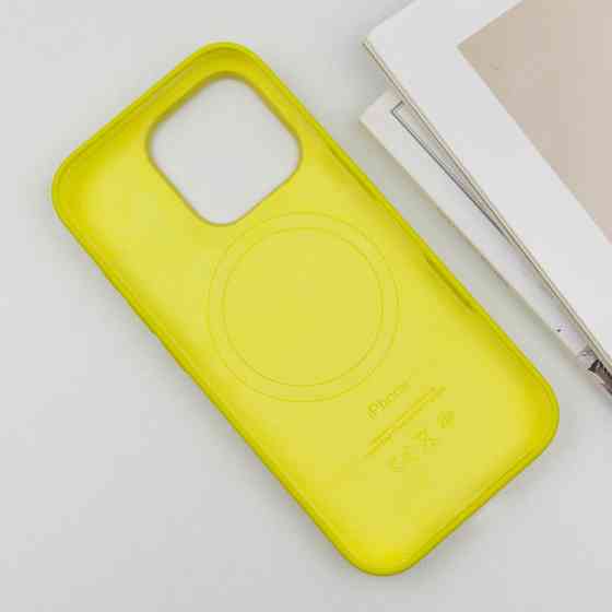 Чехол Silicone case (AAA) with Magsafe and Animation (button) для Apple iPhone 16 Pro Max (6.9") Херсон