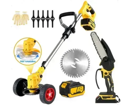 Набір 2в1 Газонокосарка + Пила 24V два акумулятори Одеса - зображення 1
