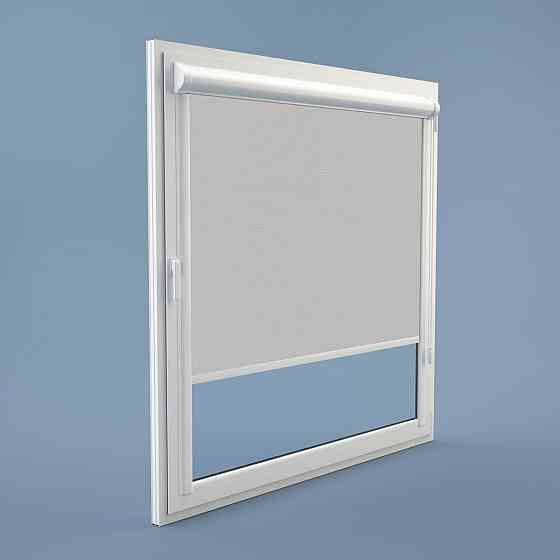 Рулонна штора Rolets Роял 2-815-875 87.5x170 см закритого типу Світло-сіра Киев