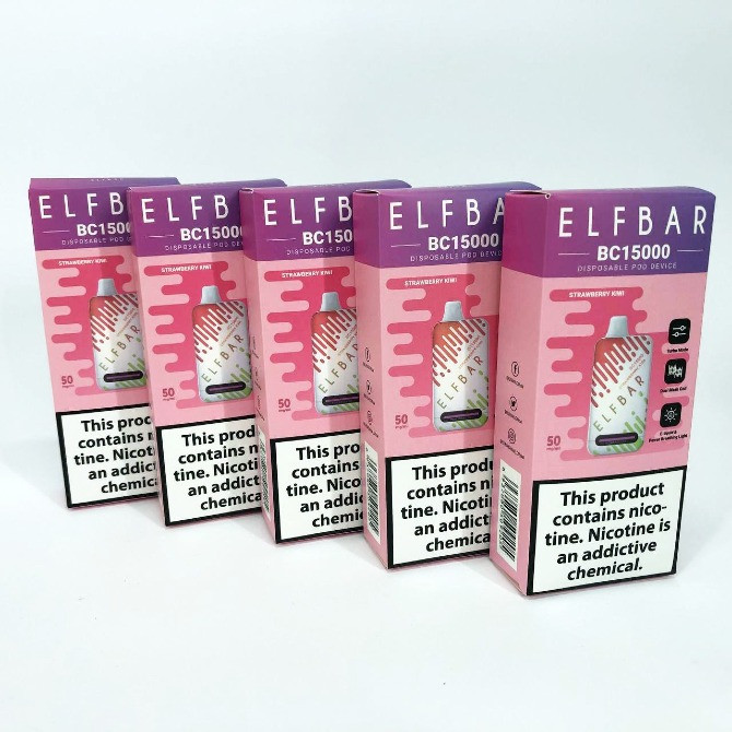 Е-сигарета ELF BAR 5% 15000 тяг, Полуниця Ківі Кропивницкий - изображение 2