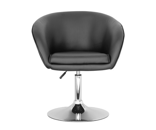 Крісло Мурат чорна екошкіра Дніпро - зображення 2