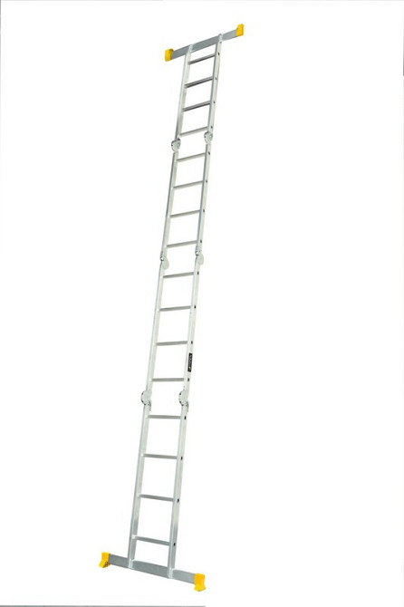 Лестница алюминиевая MASTERTOOL шарнирная 4х4 ступеней h=5500 мм max 150 кг 79-1604 Харьков - изображение 3