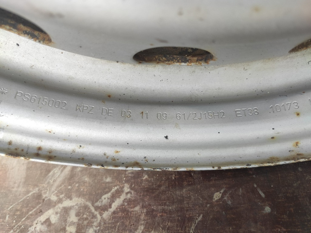 Диск металлический R15 Citroen Jumpy 2007-2016 Ковель - изображение 2