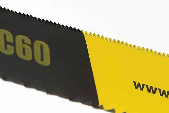 Полотно для металла/дерева MASTERTOOL двустороннее C60 300х25х0.6 мм/24/8х1" Ram D 6 шт 14-2908 Харьков