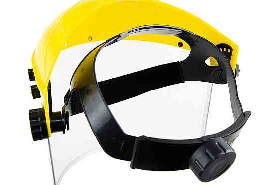 Щиток защитный MASTERTOOL VISION SOFT с наголовником с прозрачным экраном PC 1 мм 81-0007 Харків