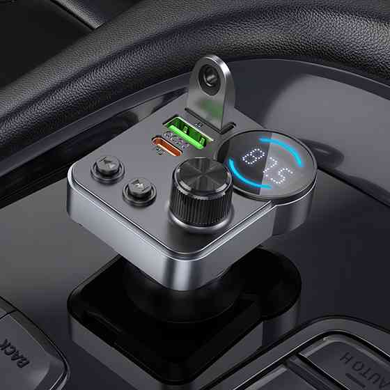 АЗУ FM модулятор Hoco E86 Alegria PD30W+QC3.0 48W (2USB-A/1C) Херсон