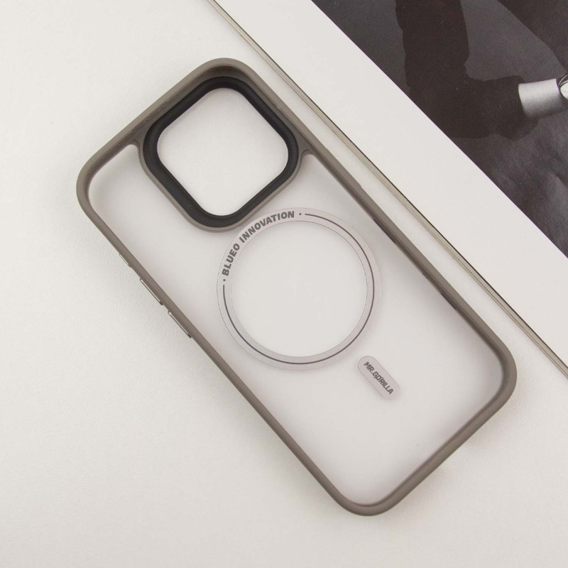 TPU+PC чехол Blueo Skin Friendly Frosted with MagSafe для Apple iPhone 15 Pro Max (6.7") Херсон - зображення 11