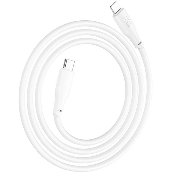 Кабель Hoco X93 Force PD20W Type-C to Lightning 3A 2m White (Код товару:38412) Харків - зображення 2
