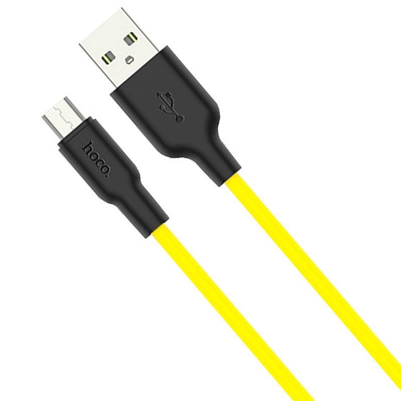Дата кабель Hoco X21 Plus Silicone MicroUSB Cable (1m) Херсон - зображення 4