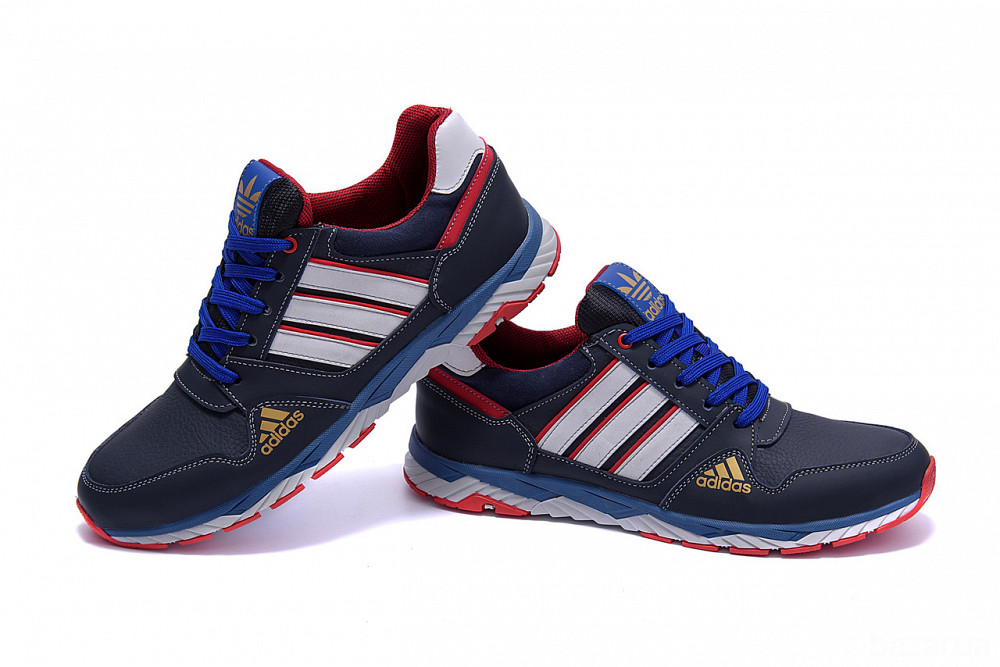 Мужские кожаные кроссовки Adidas Tech Flex Blue Київ - зображення 5