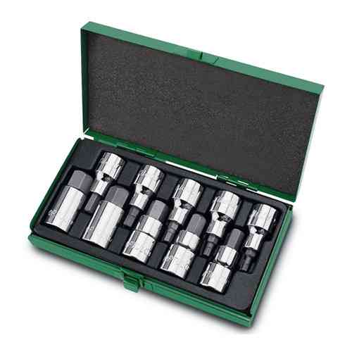 Набор головок-бит шестигранник TOPTUL 1/2" Н4-Н19 GAAD1007 Харків