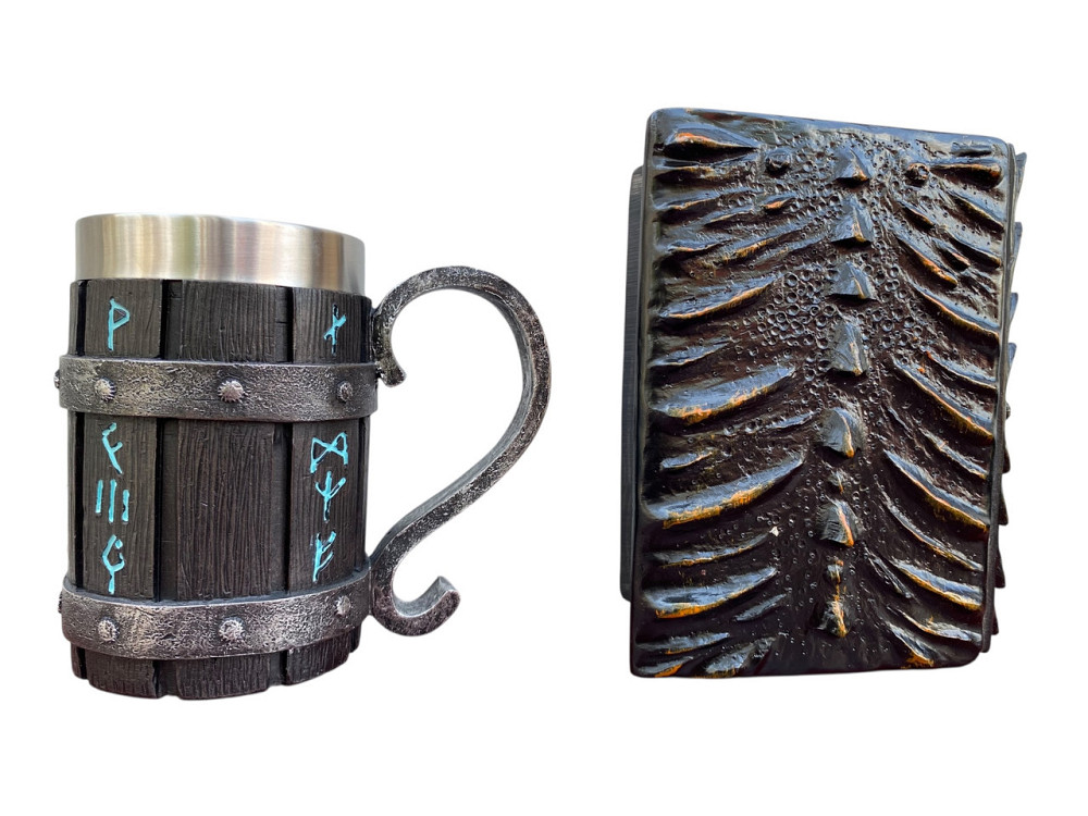 Подарочный набор Кухоль 3 Скандинавские Руны и Блокнот 3 «Жар Сердца Дракона» Київ - зображення 2