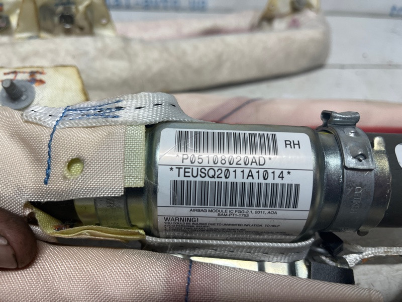 Airbag потолка(шторка) правый Jeep Grand Cherokee 2010-2022 5108020AC (Арт. 75280) Киев - изображение 4