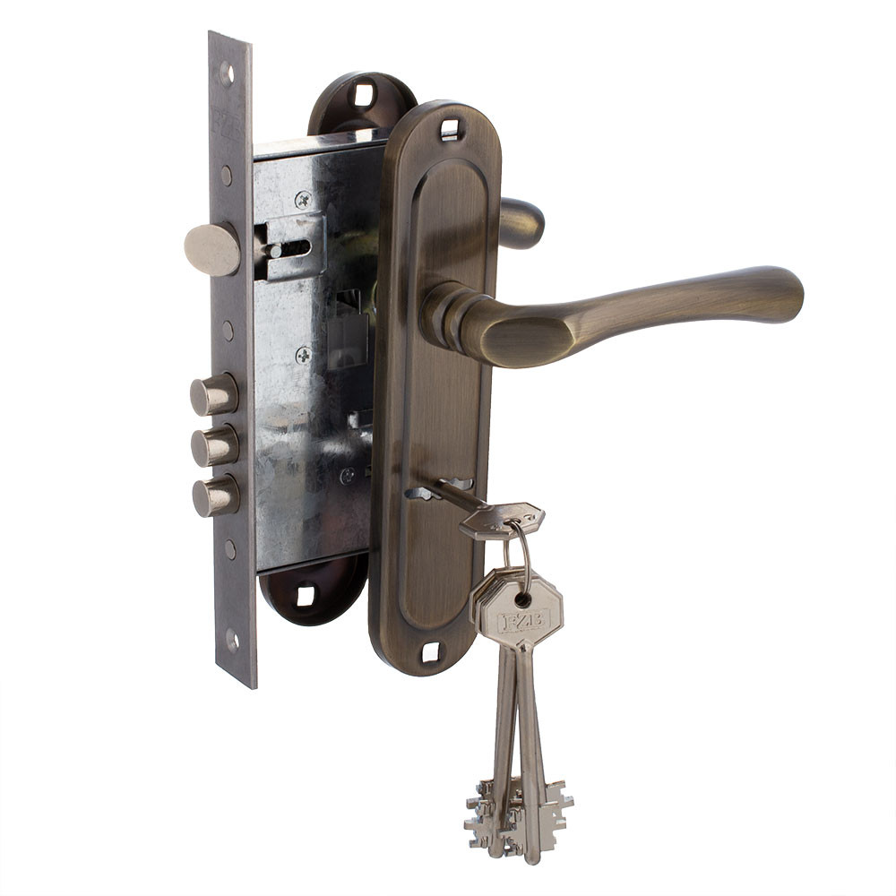 Комплект ручек с замком FZB ET-13110 55мм&\AB (15шт.) Винница - изображение 1