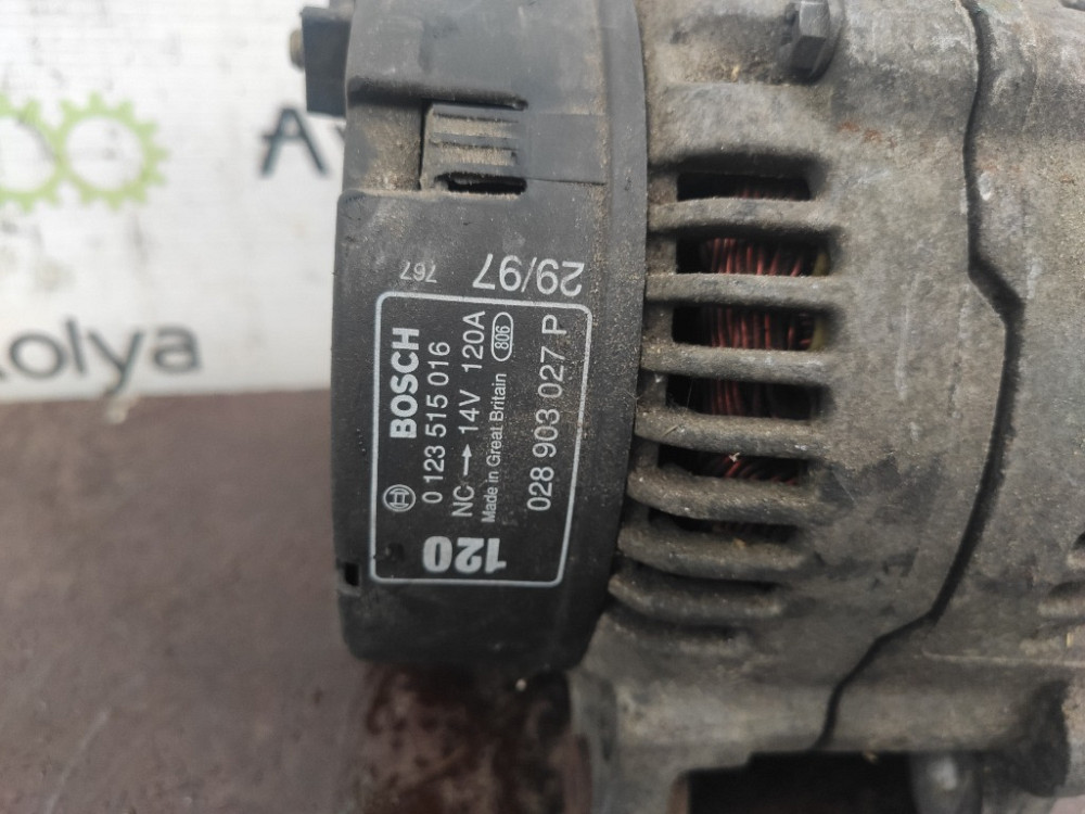 Генератор Volkswagen LT 2.5 tdi 1996-2006 (028903027P) Ковель - зображення 7