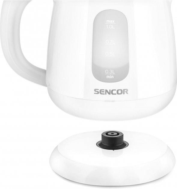 Электрочайник Sencor SWK-1010-WH 1 л белый Київ - зображення 2