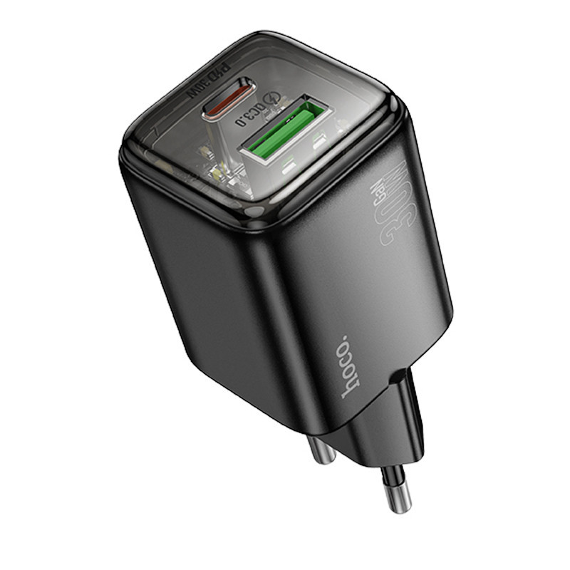 СЗУ Hoco N53 Monsoon PD30W+QC3.0 (1USB-A/1C) Херсон - зображення 1
