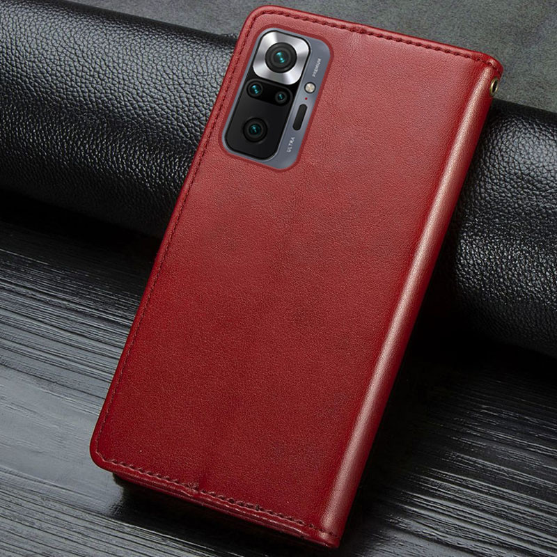 Кожаный чехол-книжка GETMAN Gallant (PU) для Xiaomi Redmi Note 10 Pro / 10 Pro Max Херсон - зображення 12