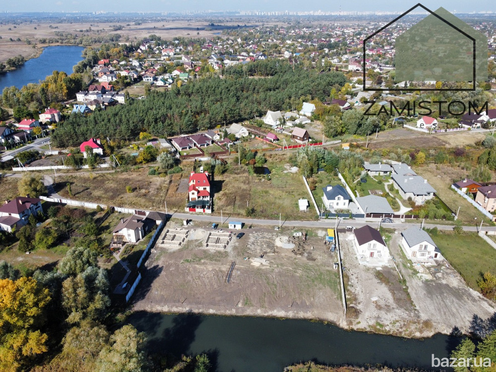 Продаж ділянки 10 соток. Село Гнідин. Центр. Вже залито два фундаменти під будинки, проекти додають Борисполь - изображение 7