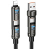 Дата кабель Hoco U143 Joy 4in1 USB to Lightning/Type-C to Type-C 240W (1.2m) Херсон