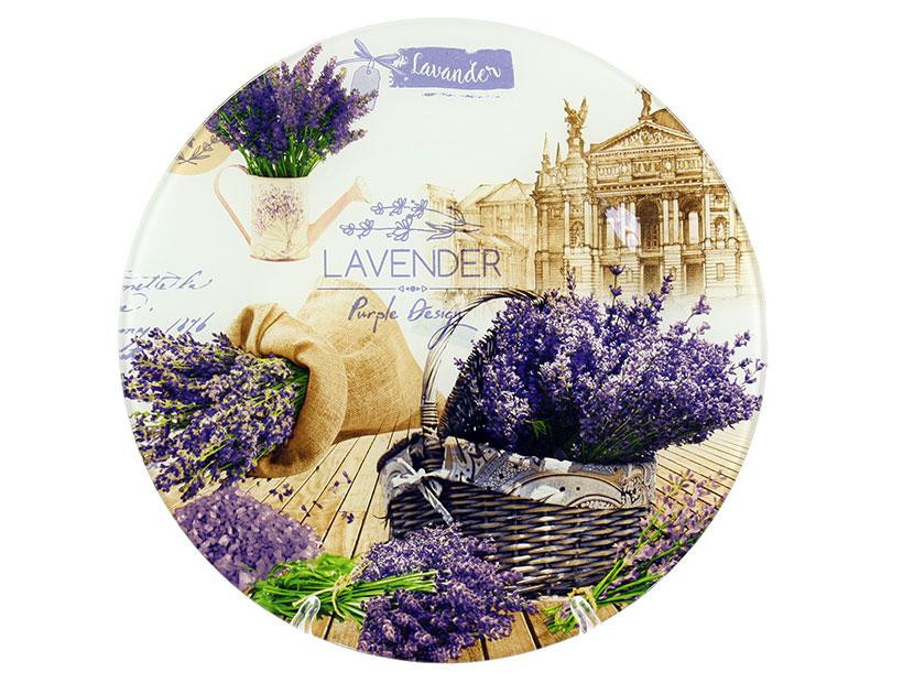 Блюдо кругла Lumines Лаванда прованс S-3012-U-032 30 см Київ - зображення 1