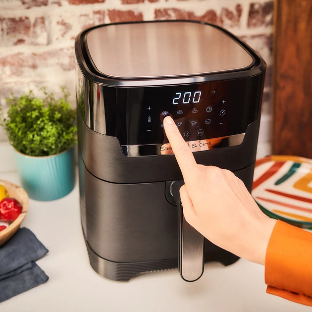 Мультипечь Tefal Easy Fry&Grill Precision EY505815 1550 Вт черная Киев - изображение 9