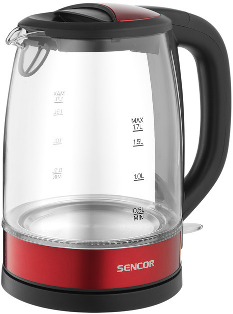 Электрочайник Sencor SWK 7401RD 1.7 л красный Київ - зображення 2