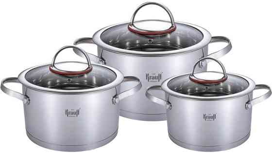 Набір каструль Krauff Grand Chef 26-308-005 6 предметів Киев