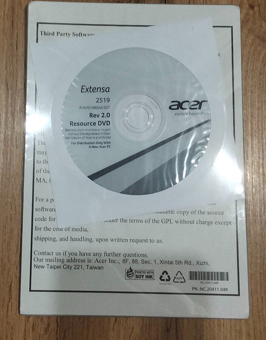 Ноутбук Acer Extensa 2519 (15.6″) – повний оригінальний комплект , для навчання й офіce Полтава - зображення 3