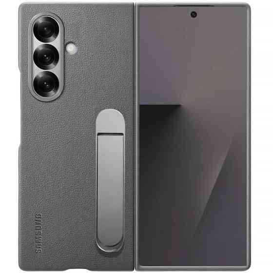 Кожаный чехол Leather Case (AAA) with stand для Samsung Galaxy Z Fold7 Херсон
