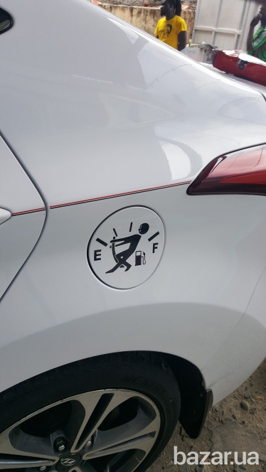 Наклейка на авто на крышку бака авто Черная Бориспіль - зображення 7