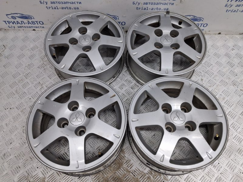 Диски титан комплект R15 Mitsubishi Lancer 9 1.6 БЕНЗИН 4G18 2003 (б/у) Киев - изображение 1