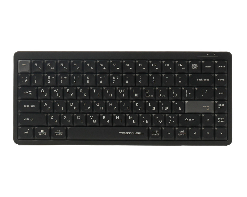 Клавиатура компьютерная проводная A4Tech Fstyler FX53(Black) черная Київ - зображення 1