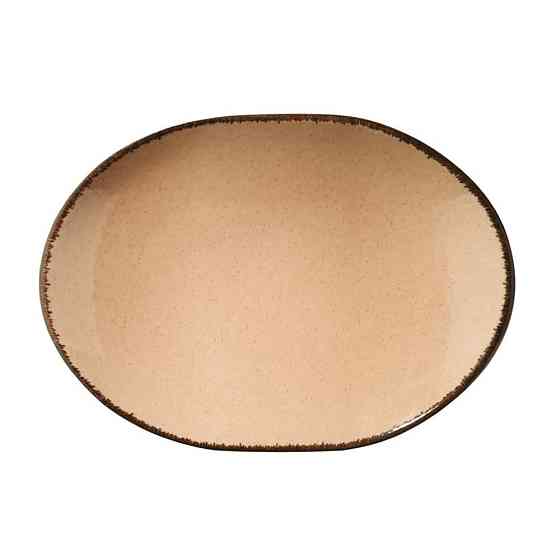Блюдо овальна Colorx Kutahya Pearl CXOFD-32-KY-730-P-04 32 см пісочна Київ