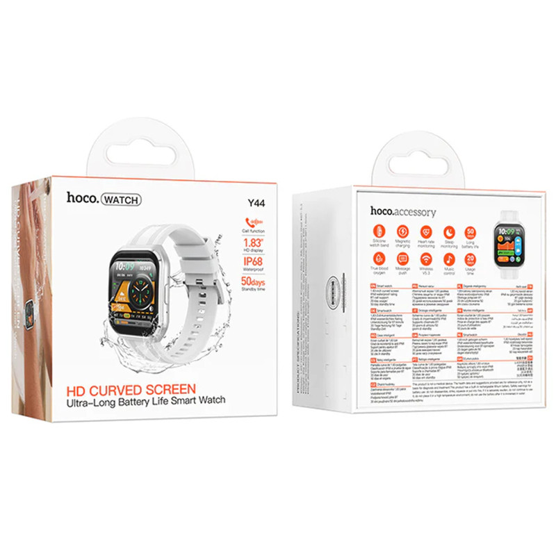 Смарт-часы Hoco Y44 Smart sports watch (call version) Херсон - изображение 3